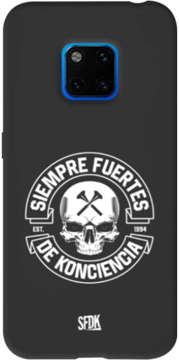 SFDK SKULL carcasa negra ultra suave HUAWEI