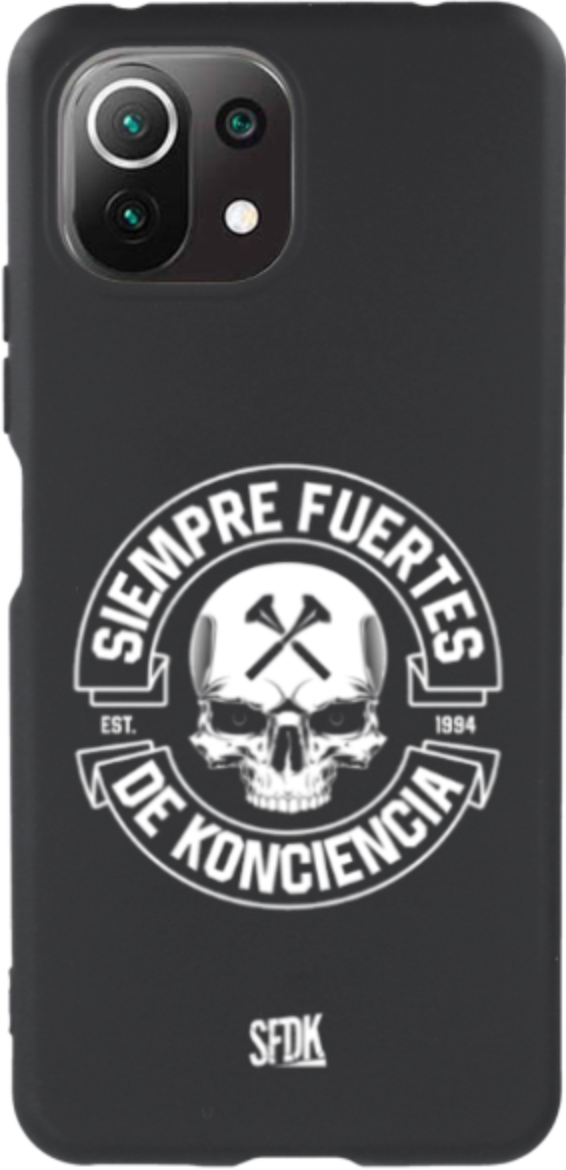 SFDK SKULL carcasa negra ultra suave XIAOMI
