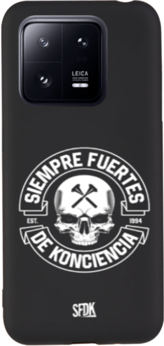 SFDK SKULL carcasa negra ultra suave XIAOMI