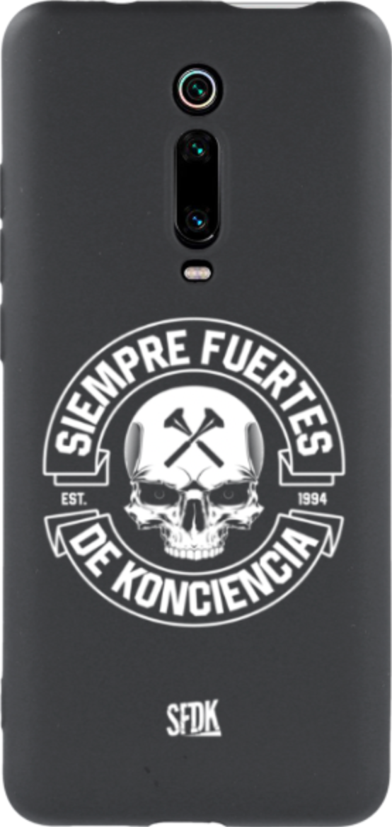SFDK SKULL carcasa negra ultra suave XIAOMI