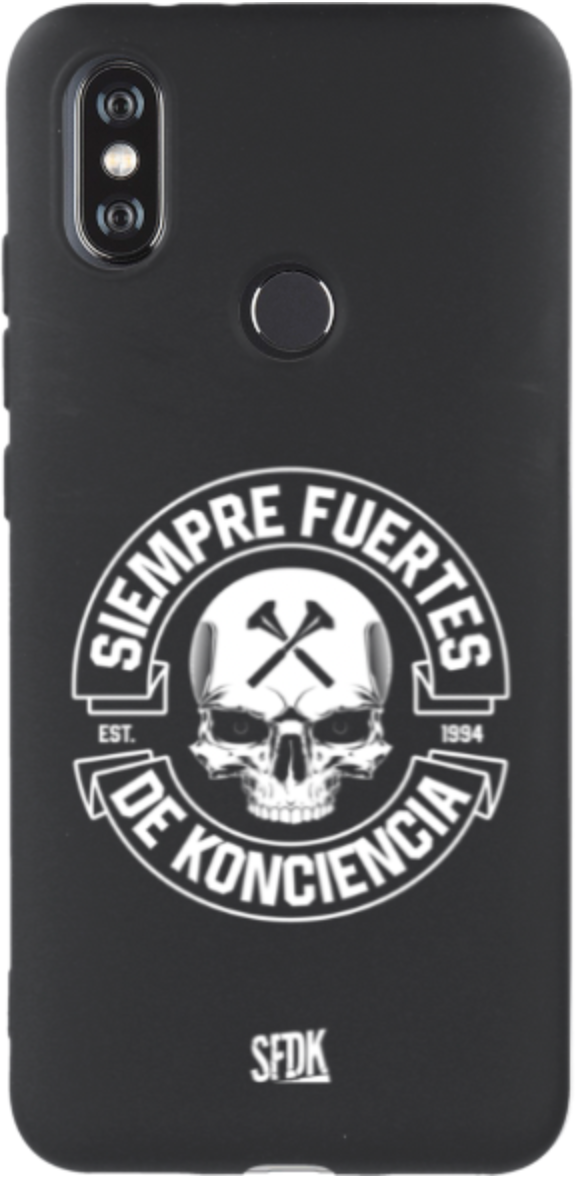 SFDK SKULL carcasa negra ultra suave XIAOMI