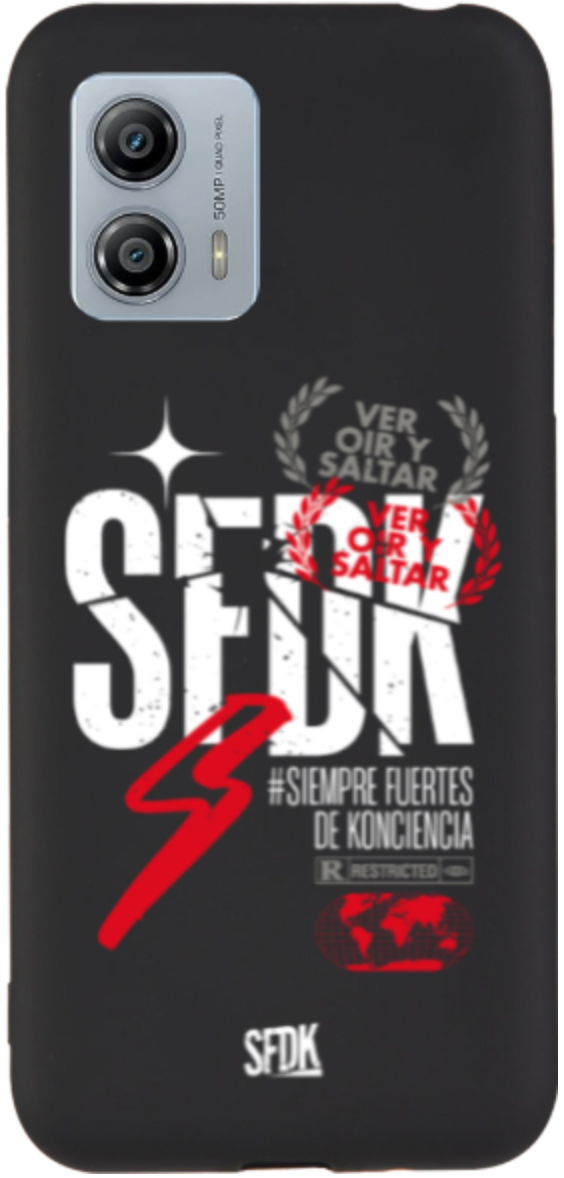 SFDK VOS carcasa negra ultra suave MOTOROLA