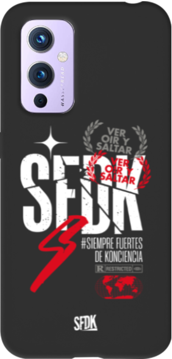 SFDK VOS carcasa negra ultra suave ONEPLUS