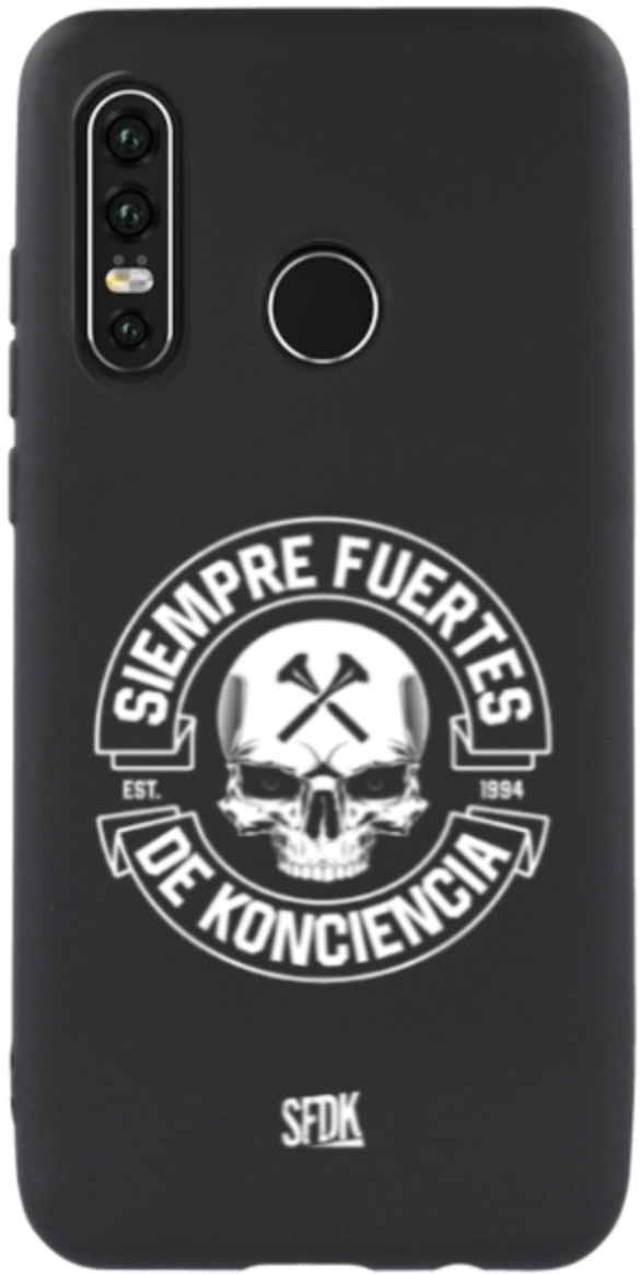 SFDK SKULL carcasa negra ultra suave HUAWEI