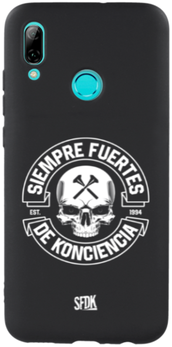 SFDK SKULL carcasa negra ultra suave HUAWEI