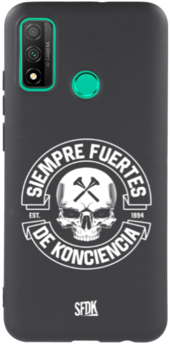 SFDK SKULL carcasa negra ultra suave HUAWEI
