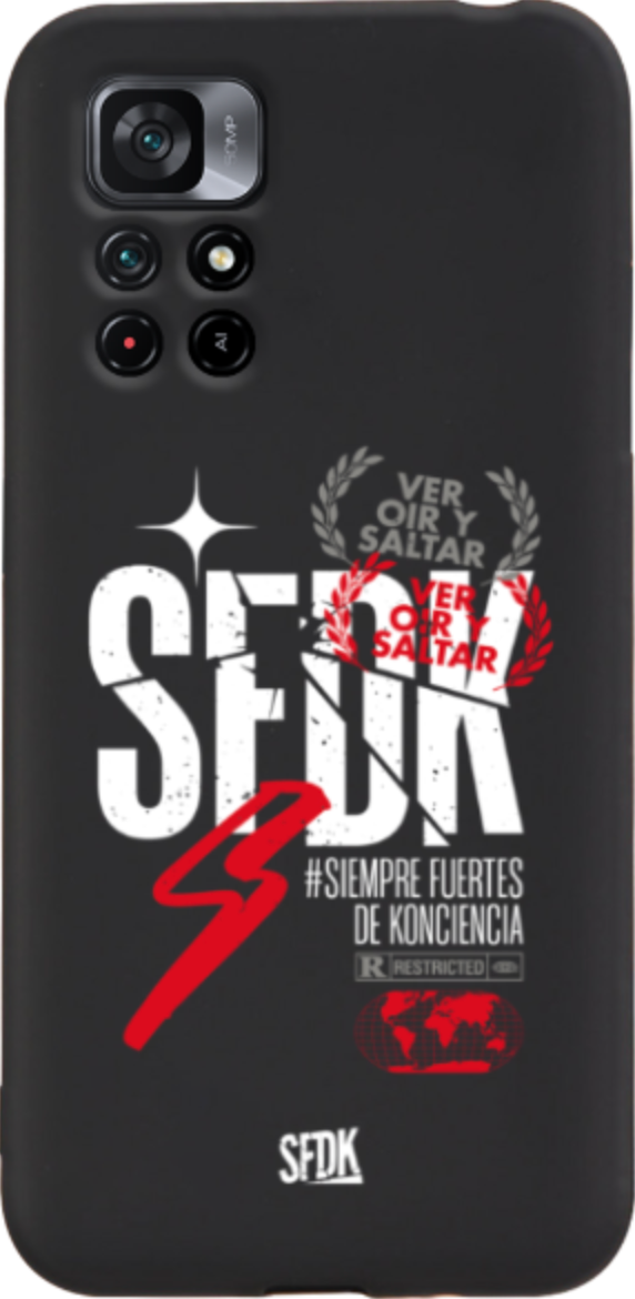 SFDK VOS carcasa negra ultra suave XIAOMI