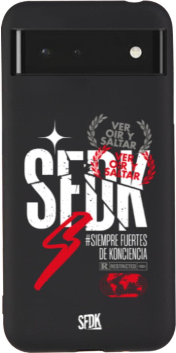 SFDK VOS carcasa negra ultra suave GOOGLE