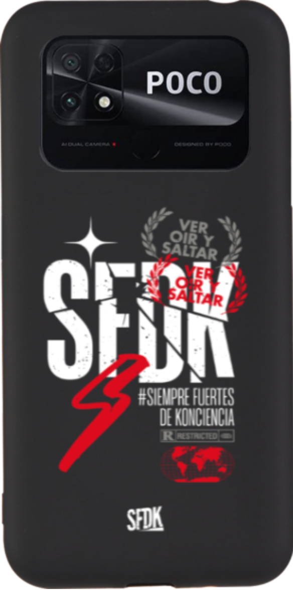 SFDK VOS carcasa negra ultra suave XIAOMI