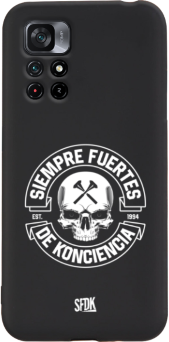 SFDK SKULL carcasa negra ultra suave XIAOMI