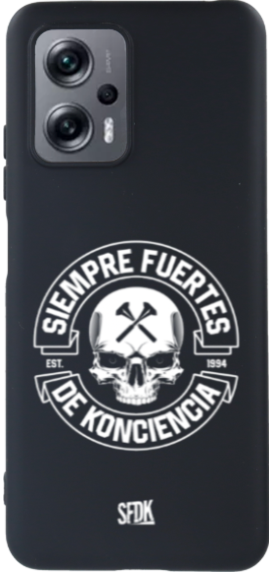 SFDK SKULL carcasa negra ultra suave XIAOMI