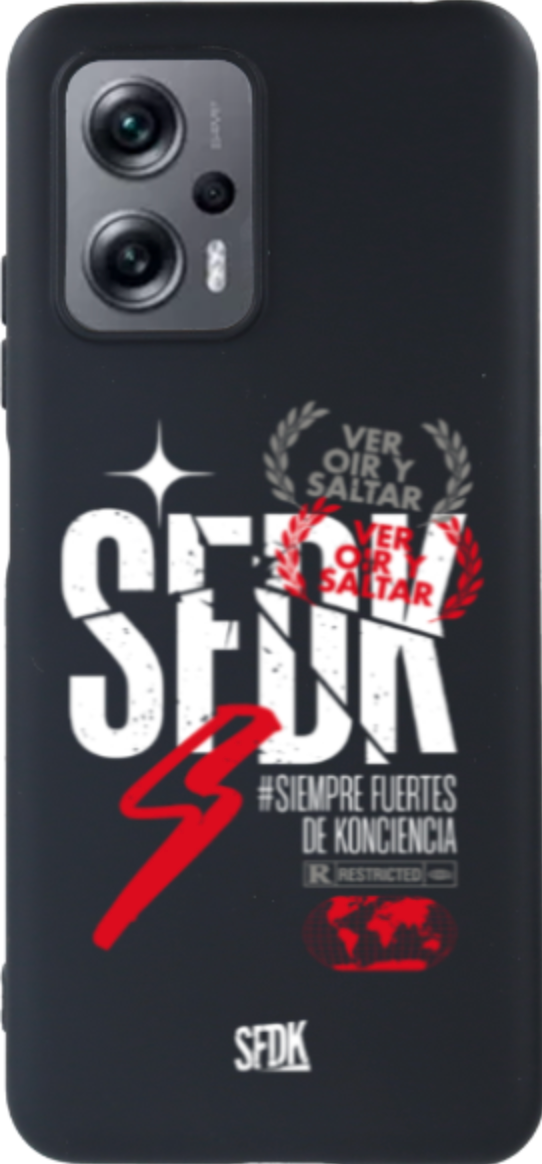 SFDK VOS carcasa negra ultra suave XIAOMI