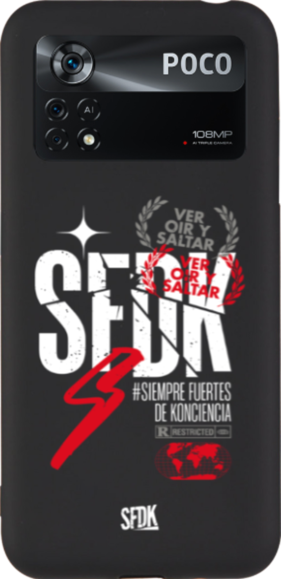 SFDK VOS carcasa negra ultra suave XIAOMI