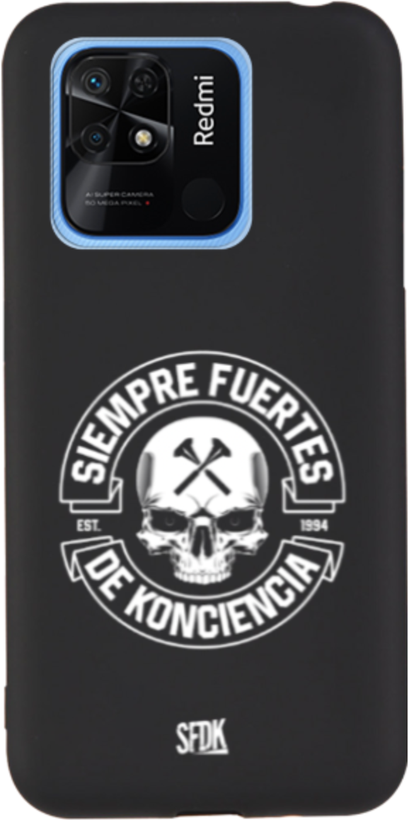 SFDK SKULL carcasa negra ultra suave XIAOMI