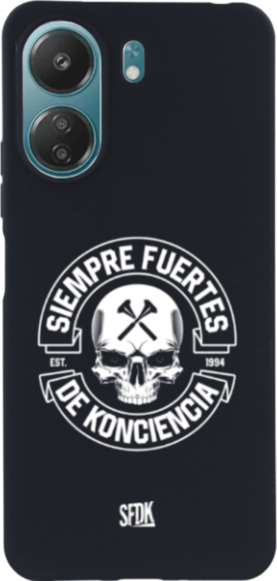 SFDK SKULL carcasa negra ultra suave XIAOMI