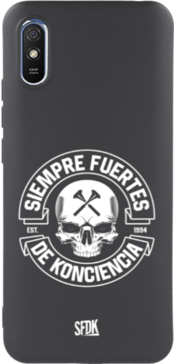SFDK SKULL carcasa negra ultra suave XIAOMI