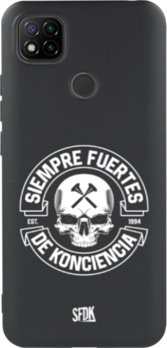 SFDK SKULL carcasa negra ultra suave XIAOMI