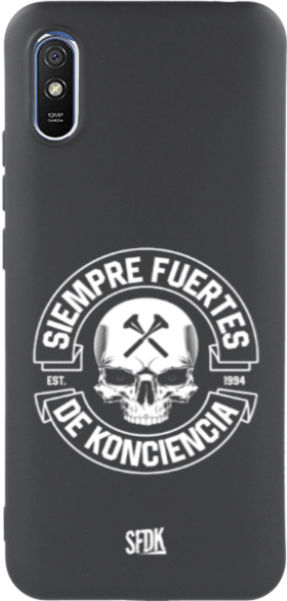 SFDK SKULL carcasa negra ultra suave XIAOMI