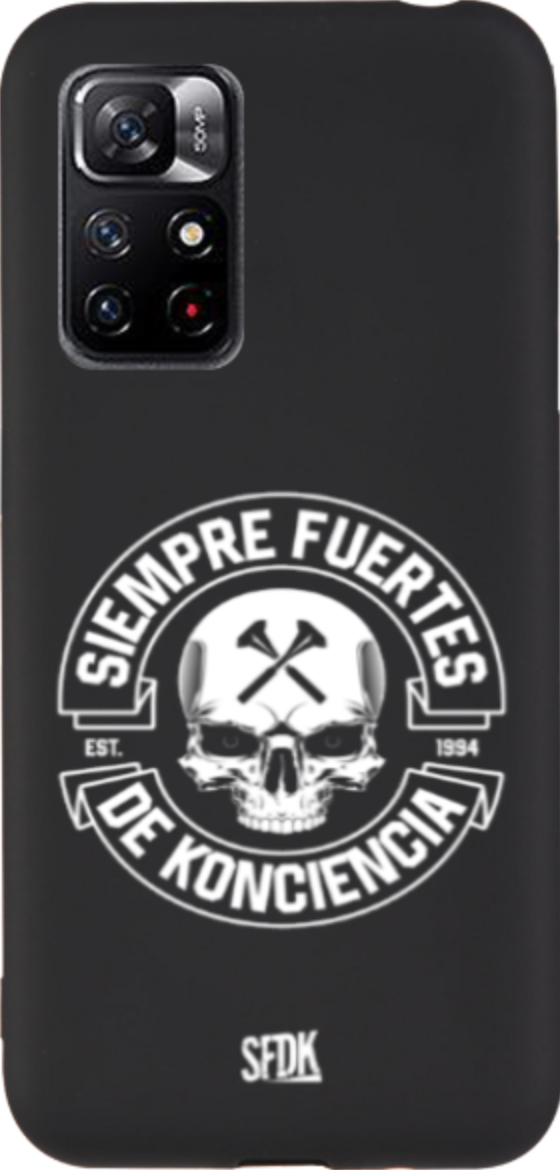 SFDK SKULL carcasa negra ultra suave XIAOMI