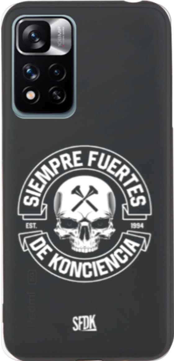 SFDK SKULL carcasa negra ultra suave XIAOMI