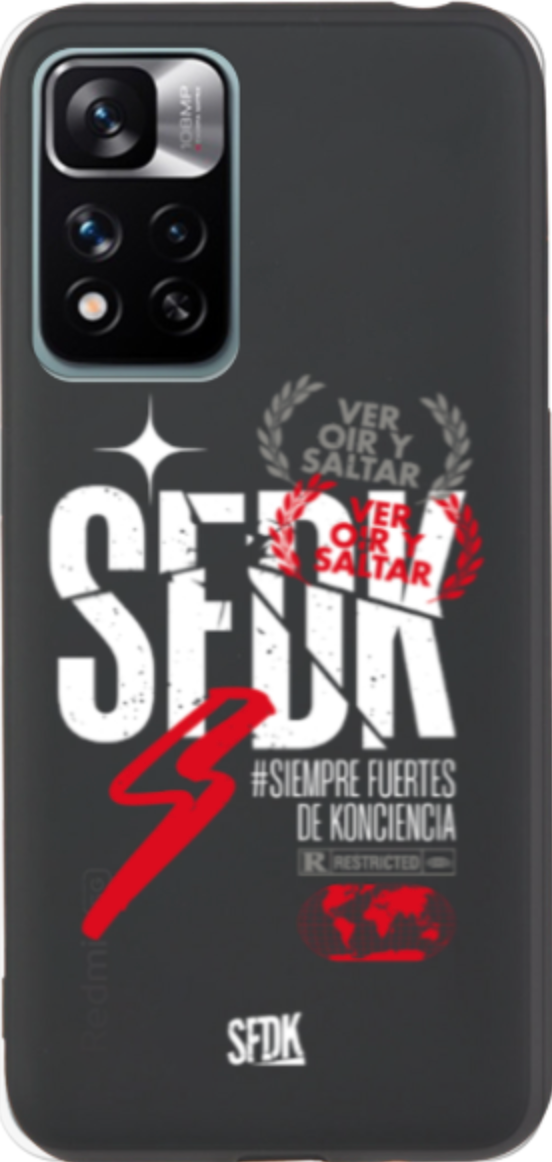 SFDK VOS carcasa negra ultra suave XIAOMI