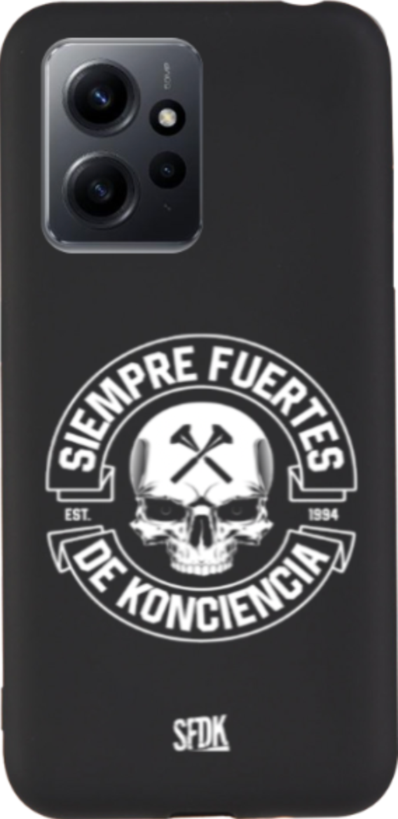 SFDK SKULL carcasa negra ultra suave XIAOMI