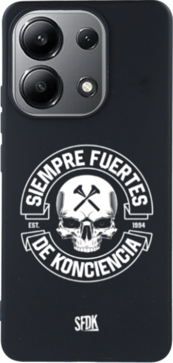 SFDK SKULL carcasa negra ultra suave XIAOMI