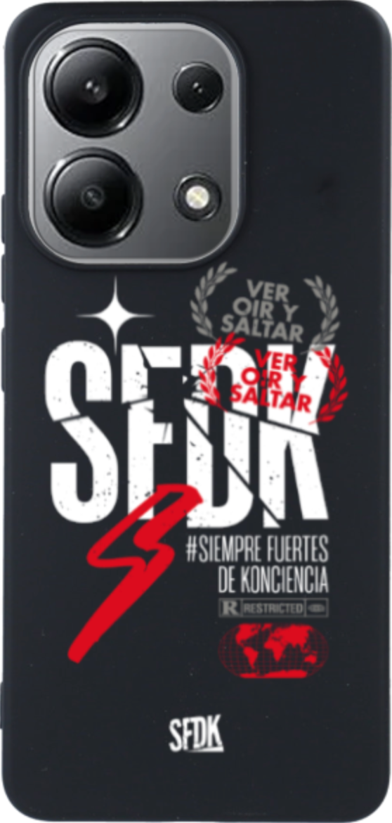 SFDK VOS carcasa negra ultra suave XIAOMI
