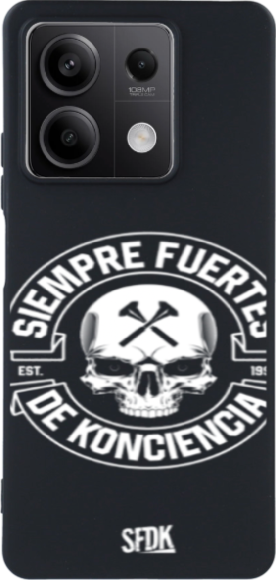 SFDK SKULL carcasa negra ultra suave XIAOMI