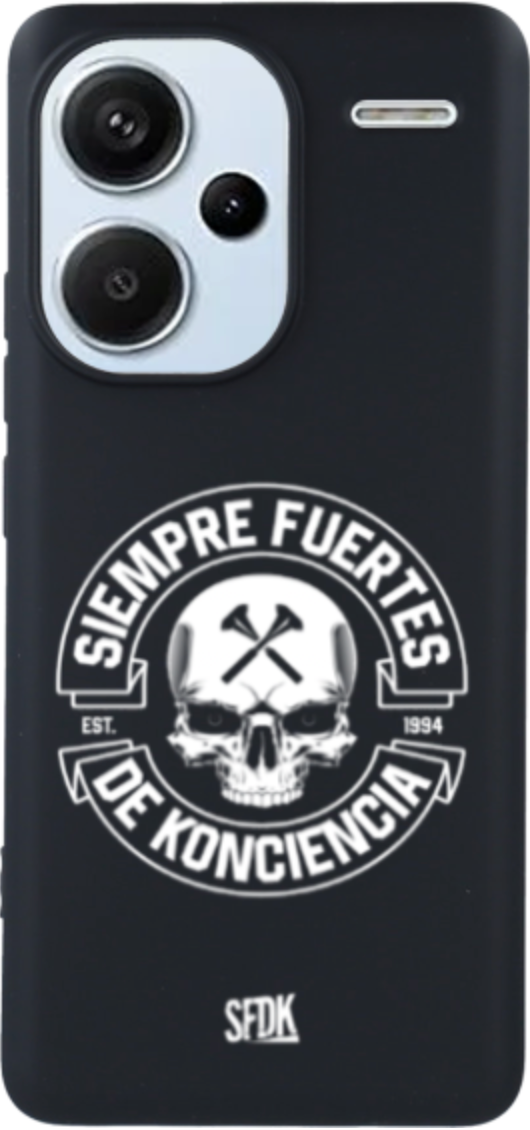 SFDK SKULL carcasa negra ultra suave XIAOMI