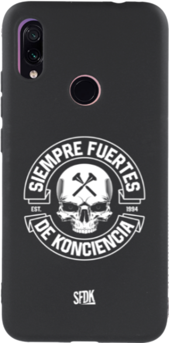 SFDK SKULL carcasa negra ultra suave XIAOMI