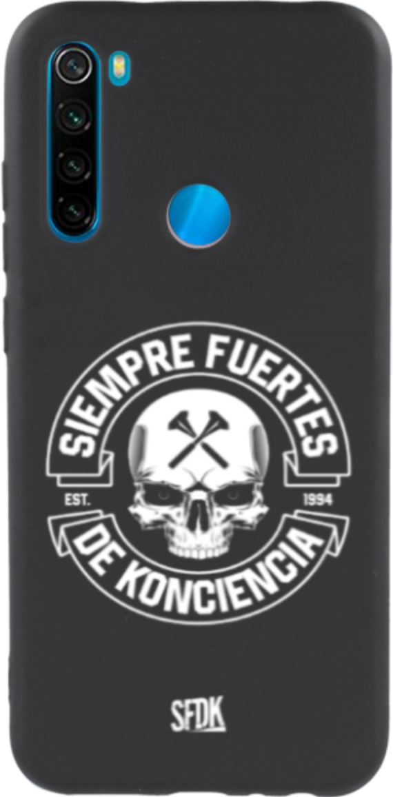 SFDK SKULL carcasa negra ultra suave XIAOMI