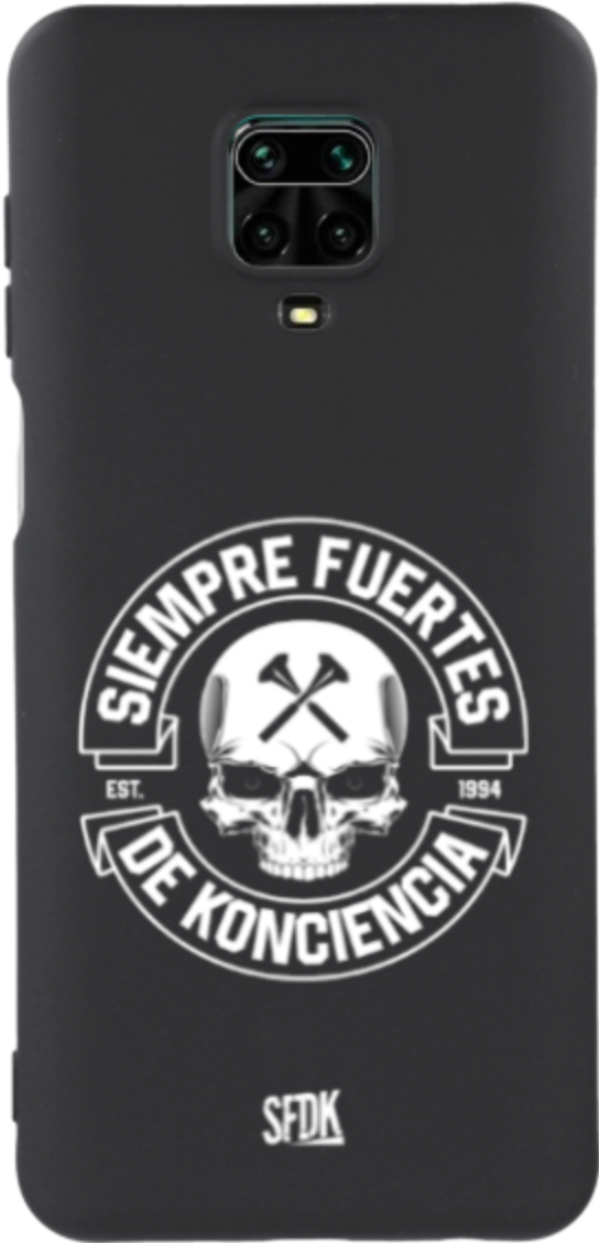 SFDK SKULL carcasa negra ultra suave XIAOMI
