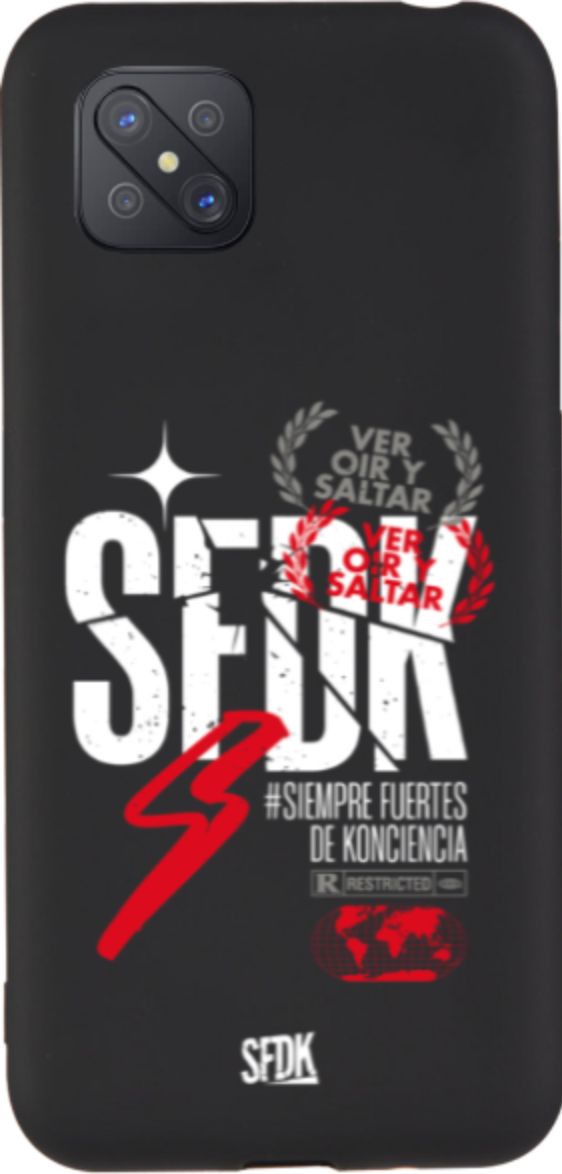 SFDK VOS carcasa negra ultra suave OPPO