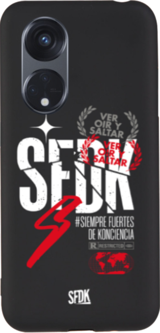 SFDK VOS carcasa negra ultra suave OPPO