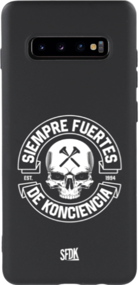 SFDK SKULL carcasa negra ultra suave SAMSUNG