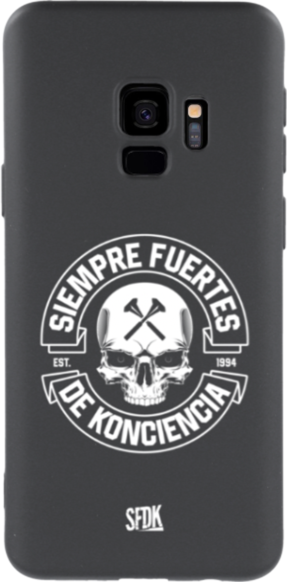 SFDK SKULL carcasa negra ultra suave SAMSUNG