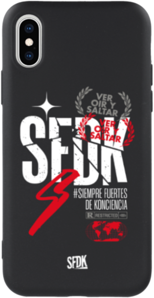 SFDK VOS carcasa negra ultra suave APPLE