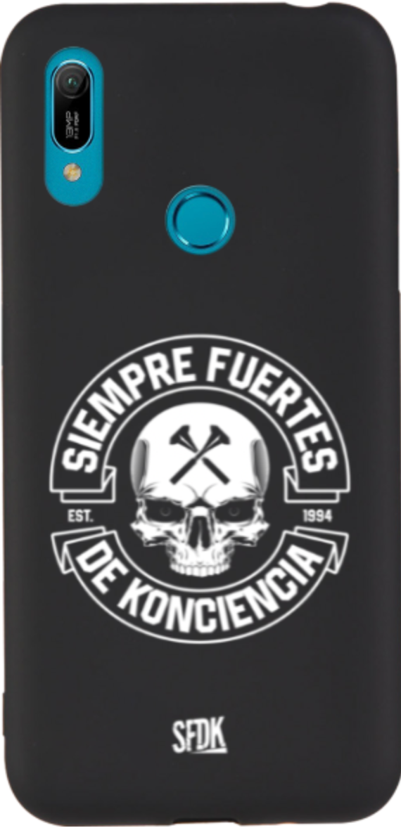 SFDK SKULL carcasa negra ultra suave HUAWEI