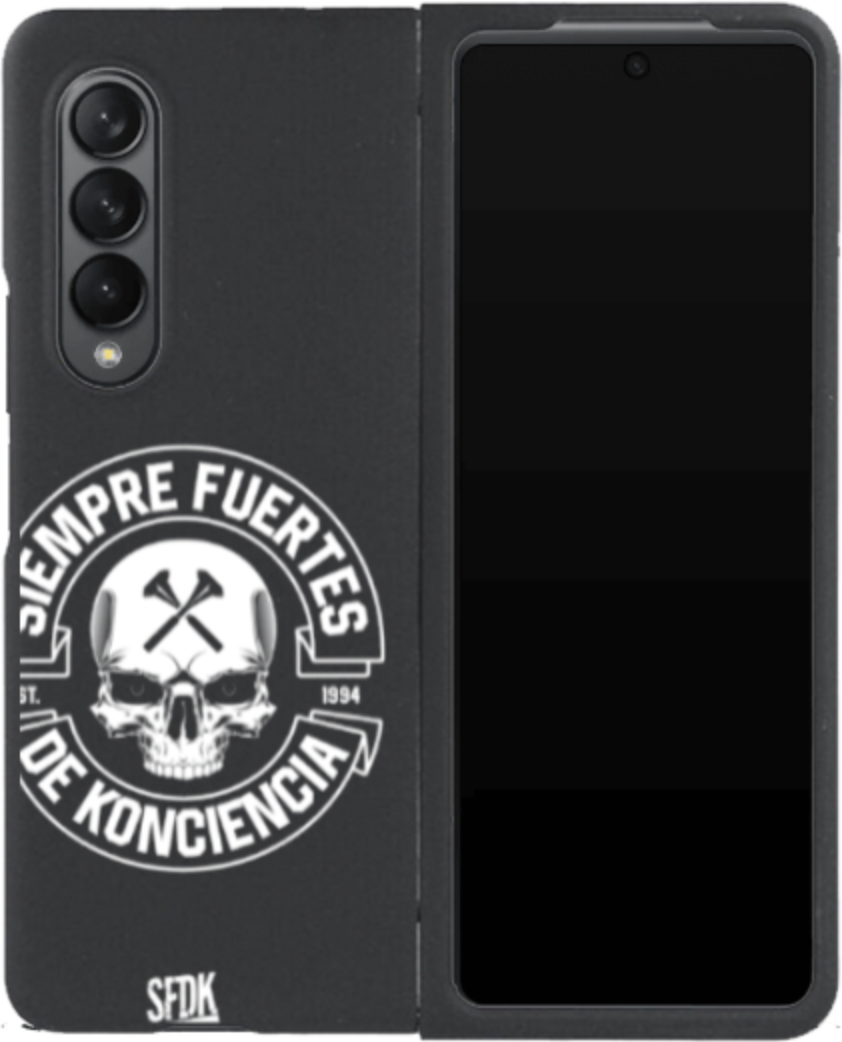 SFDK SKULL carcasa negra ultra suave SAMSUNG