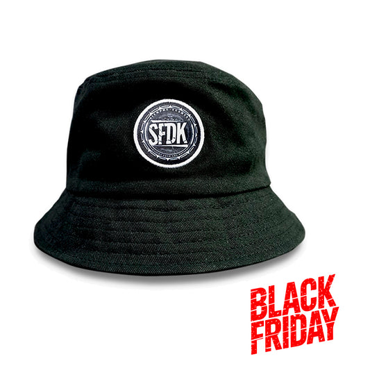 Gorro negro BUCKET "OUT OF THE BLUE"