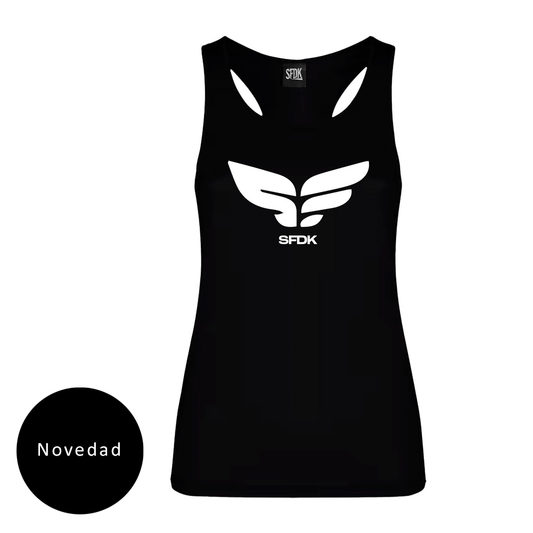 Camiseta de mujer deportiva  de tirantas abiertas "WINGS"