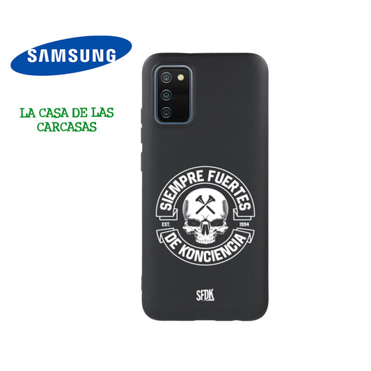 SFDK SKULL carcasa negra ultra suave SAMSUNG