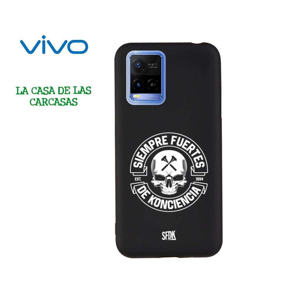 SFDK SKULL carcasa negra ultra suave VIVO