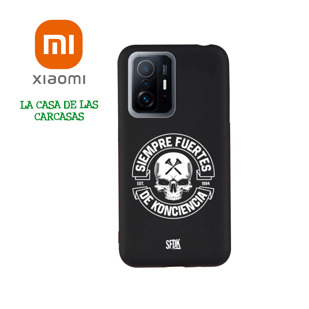 SFDK SKULL carcasa negra ultra suave XIAOMI