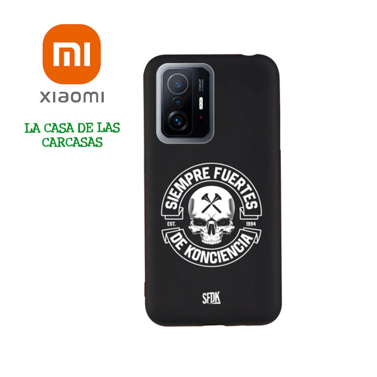 SFDK SKULL carcasa negra ultra suave XIAOMI