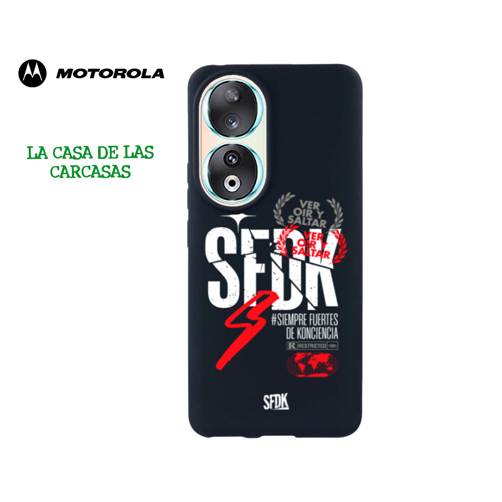 SFDK VOS carcasa negra ultra suave MOTOROLA