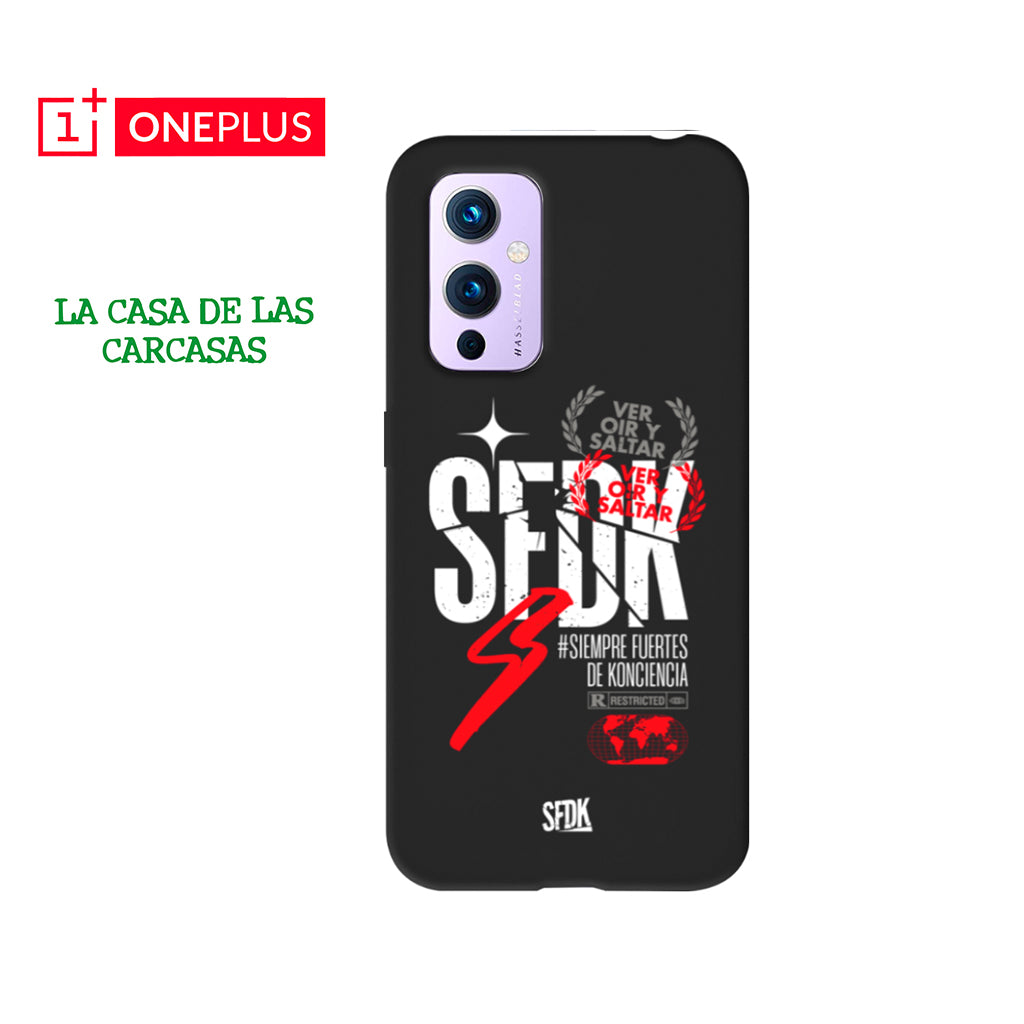 SFDK VOS carcasa negra ultra suave ONEPLUS