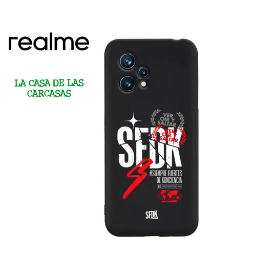 SFDK VOS carcasa negra ultra suave REALME