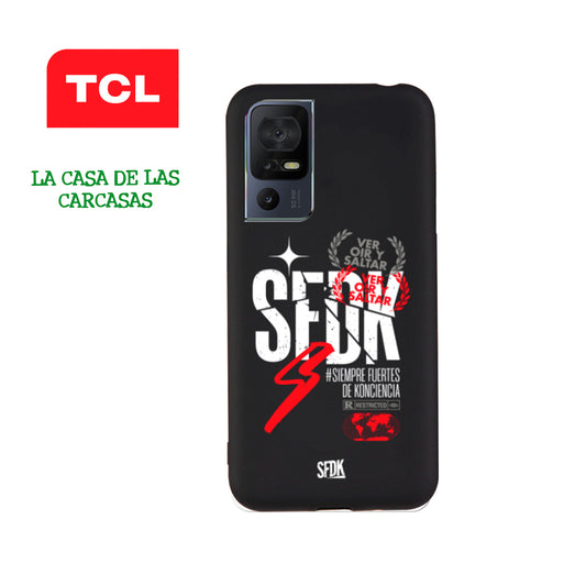 SFDK VOS carcasa negra ultra suave TCL